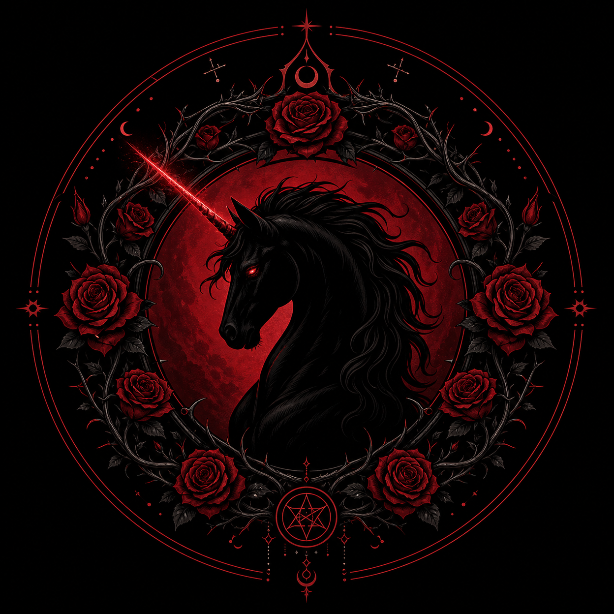 Unicornio Negro Logo